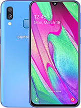 Best available price of Samsung Galaxy A40 in Antigua